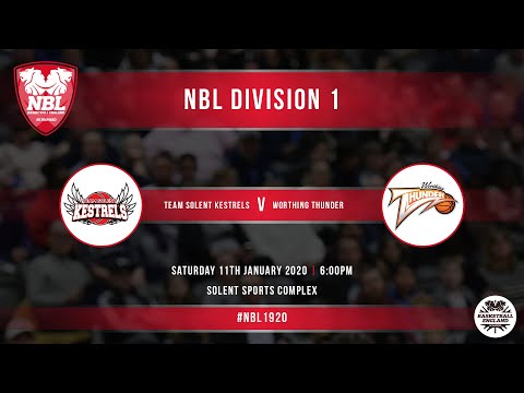 7/ NBL LIVE / Team Solent Kestrels vs Worthing Thunder