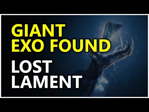Giant Exo Found Location (Lost Lament Quest) - Destiny 2