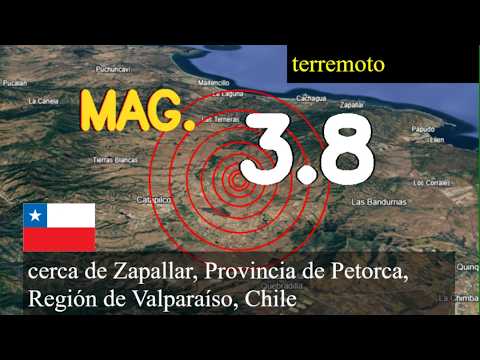 Terremoto cerca de Zapallar, provincia de Petorca, Región de Valparaíso, Chile actualizaciones en v