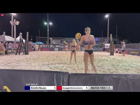 AVP NOLA 2022: Kloth/Nuss vs Quiggle/Schermerhorn (5/27)