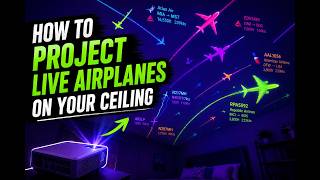 I Turned My Ceiling Into a LIVE Flight Tracker