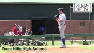 Blake Taylor Prospect Video, Dana Hills High School
