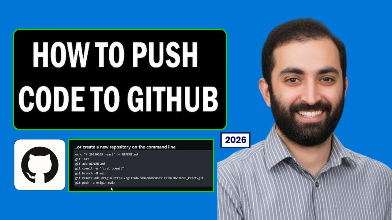 How to Push a Repository to GitHub | GitHub Upload Tutorial 2026