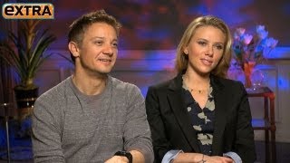 &#39;The Avengers&#39; Interviews: Scarlet Johansson and Jeremy Renner