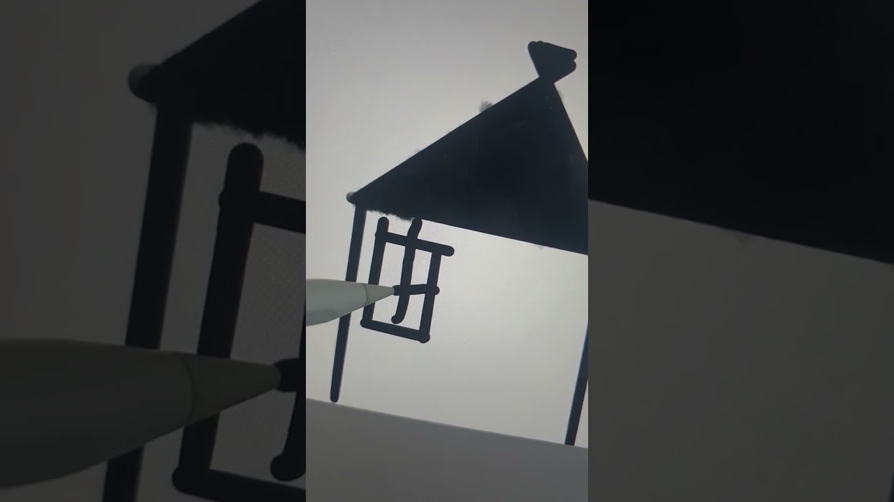 how to draw a house #tutorial  #drowing #house #viral #shorts #subscribe