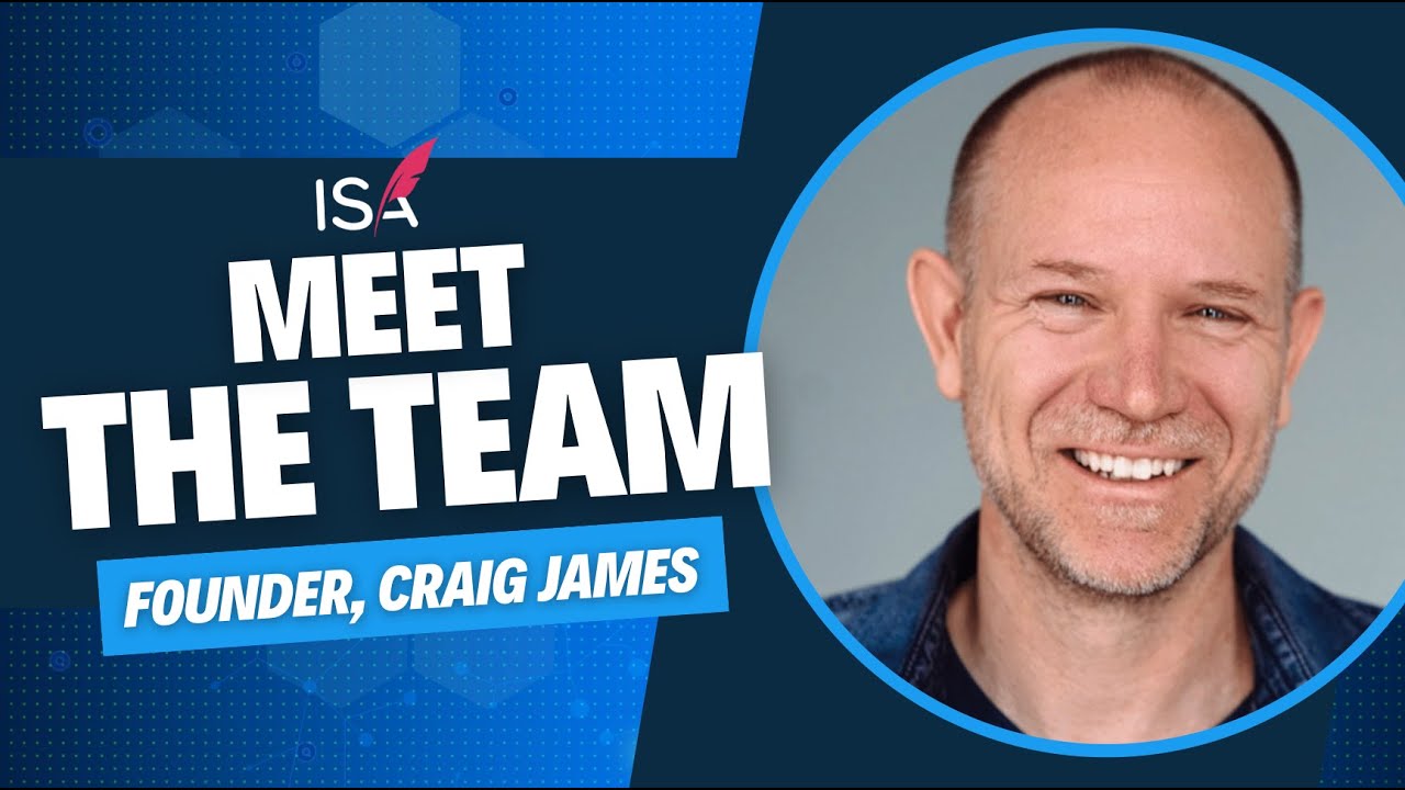 ISA's founder Craig James didn't set out to be a writer - YouTube