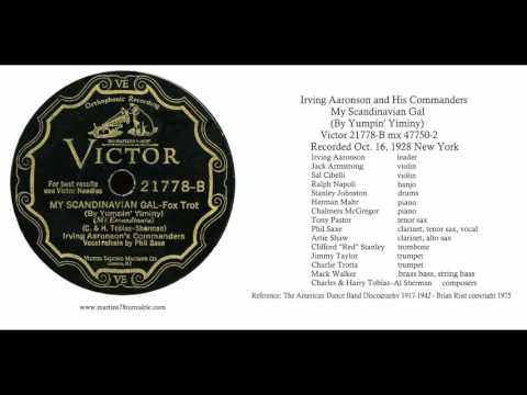 My Scandinavian Gal - Irving Aaronson and His Commanders