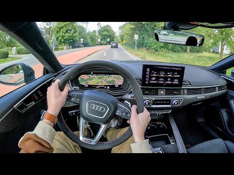 2023 Audi RS5 Coupe Competition - POV Test Drive (Binaural Audio)