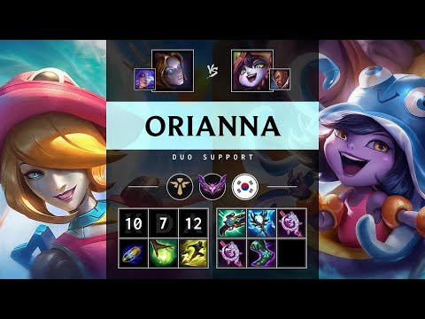 Orianna Support vs Lulu - KR Master Patch 25.15