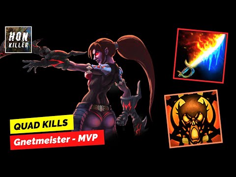 HoN The Dark Lady DAWNBRINGER with SYMBOL OF RAGE - MVP