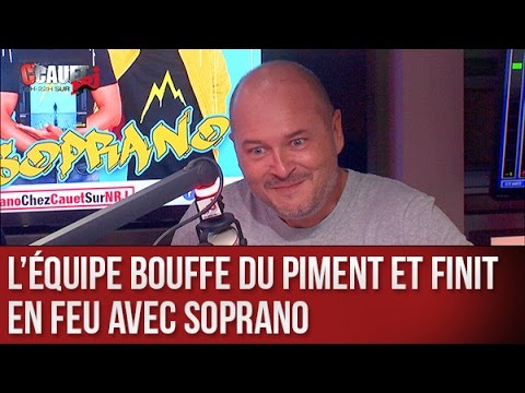 L'équipe bouffe du piment et finit en feu avec Soprano - C’Cauet sur NRJ