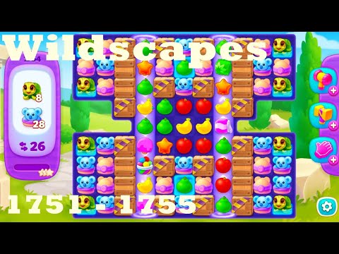Wildscapes Level 1751 - 1755 HD Walkthrough | 3 - match game | gameplay | android | ios | pc | app