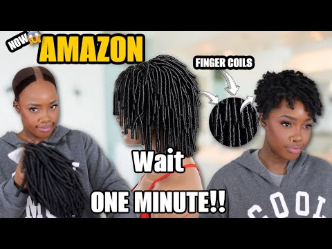 ???? I found This FINGER COIL Wig on AMAZON & Here's What Happened...  | MARY K. BELLA