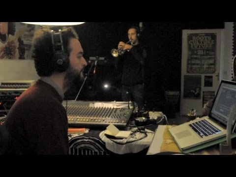 Ambassa - Reggae Horns Recording Studio Session (Real Struggle Riddim)