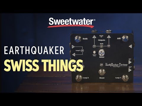 EarthQuaker Devices Swiss Things Pedalboard Reconciler Demo