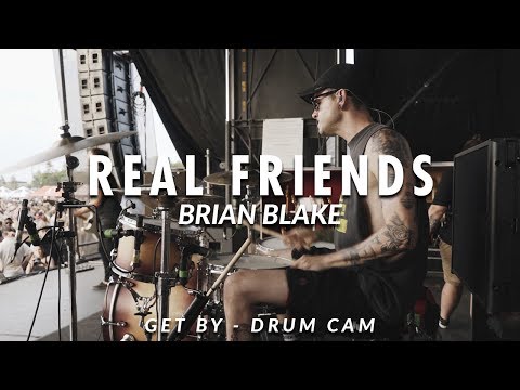 Brian Blake of Real Friends (Get By - Drum Cam)