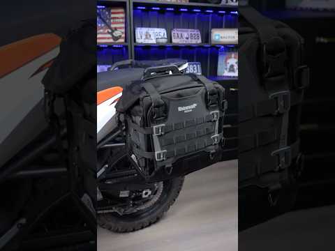 Ready to roll in style? 🚴‍♂️ Quick-release motorcycle side bags for your next adventure!