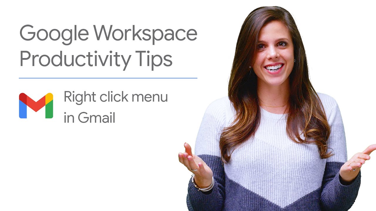 Want to easily reply, label, or even snooze an email? In this episode of Google Workspace Productivity Tips, Laura Mae Martin shows you how to utilize the right click menu in Gmail. Watch to learn how you can use Gmail’s right click menu!