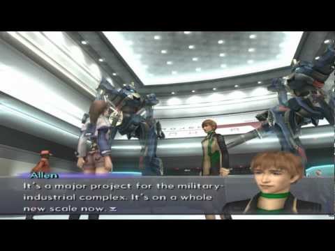 Xenosaga III HD Cutscene 040 - Allen's Explanations (CAT Testing Ground) - JAPANESE - REGULAR MODE