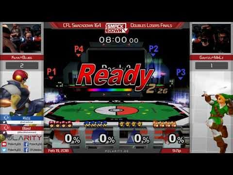 CFL Smackdown 164 Melee - Kuya + BluEG vs Gahtzu + MrLz - Doubles LF