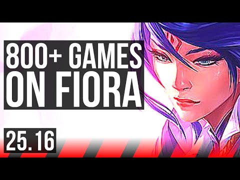 FIORA vs CAMILLE (TOP) | 4/0/5, 800+ games | EUW Master | 25.16