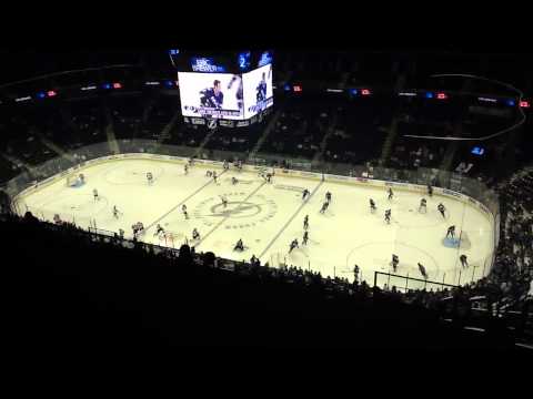 Tampa Bay Lightning warm ups vs Florida Panthers 11/26/2011
