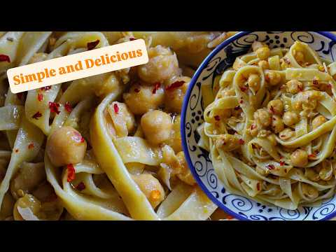 Easy Spicy Chickpea Pasta | Quick & Comforting