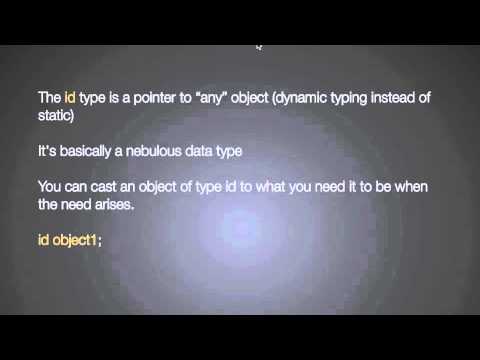 appBuilderTV.com  Objective-c id Type