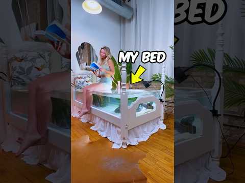 I Turned my Bed into a Fish Tank 🐠