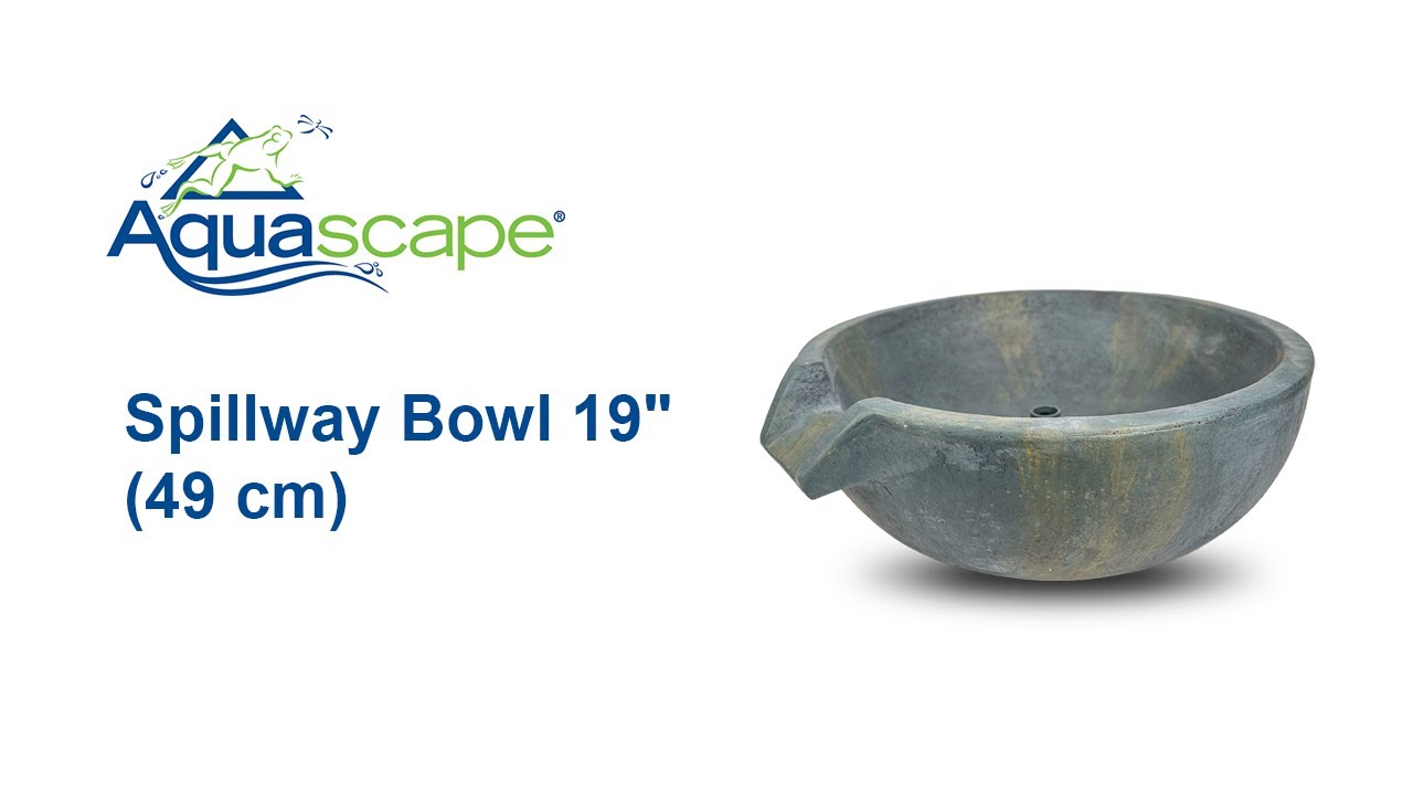 Add the Aquascape Spillway Bowl 19" Fountain to Your Landscape