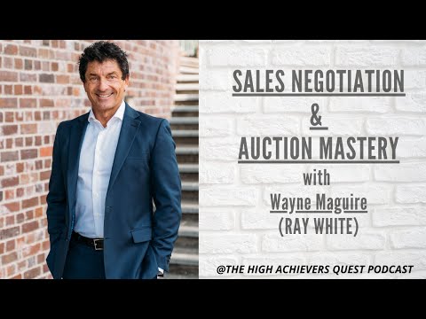 Sales Negotiation and Auction Mastery with Wayne Maguire (REAL ESTATE TALK)