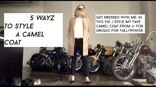 5 Ways I Style a Camel Coat: Get Dressed With Me