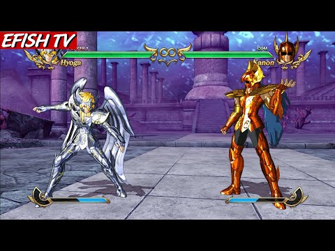 Cygnus Hyoga God Cloth vs Sea Dragon Kanon (Hardest AI) - Saint Seiya: Soldiers' Soul