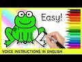 How to Draw a FROG! Easy Drawing for Kids