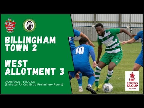 HIGHLIGHTS | Billingham Town 2-3 West Allotment Celtic | Emirates FA Cup Extra-Prelim Round (7/8/21)