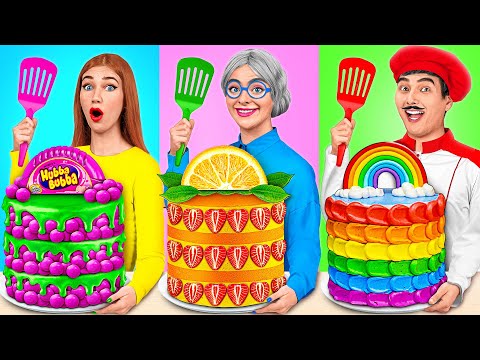 Me vs Grandma Cooking Challenge | Kitchen War by Multi DO Challenge