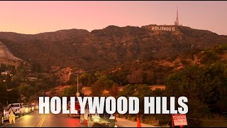 Hollywood Hills Sunset & Night Drive | Los Angeles, 🇺🇸 [4K HDR]