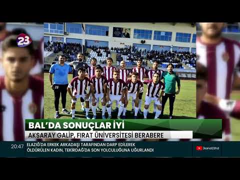 BAL’DA DERSİMSPOR: 1 – FIRAT ÜNİVERSİTESİ: 1AKSARAY GSK: 1 – 12 BİNGÖLSPOR: 0