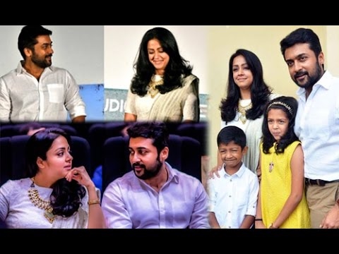 Suriya-Jyothika with kids at Magalir Mattum audio launch - SO CUTE!