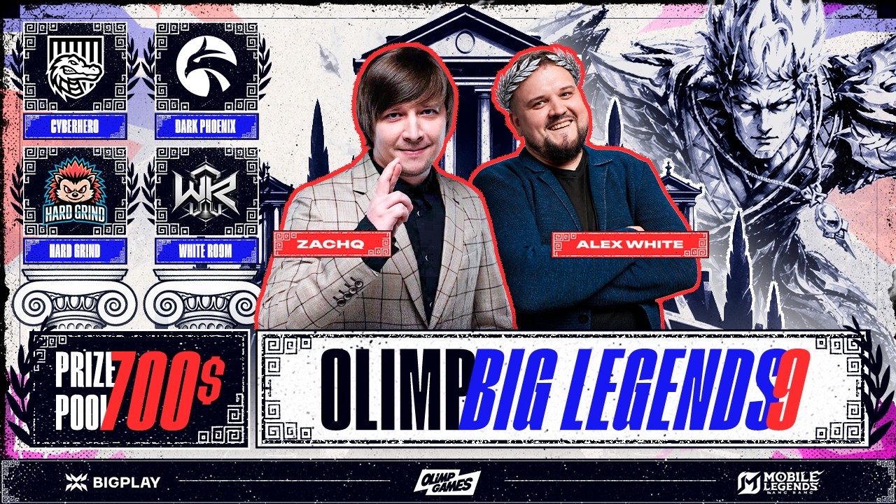 БИТВА НА ВЫБЫВАНИЕ OLIMP BIG LEGENDS #9 в MOBILE Legends: Bang Bang | MLBB СТРИМ ТУРНИРА BIGPLAY!