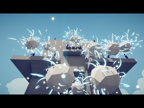 SNOWCASTERS DEFEND THE TOWER vs EVERY FACTION Totally Accurate Battle Simulator TABS