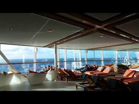 Celebrity Cruises Eclipse Indoor Pool Solarium area