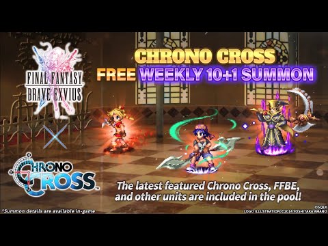 FFBE | Summon Limited Time Collaboration NV unit, Serge, Kid, Lynx!