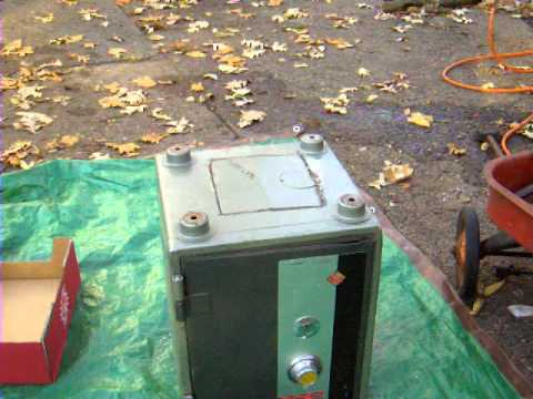 How to open safe with lost combination, key, re-purpose repair reuse, part 1 of 3 safe cracking