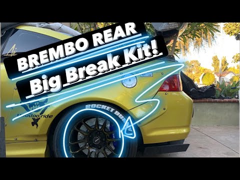 Worlds First RSX Rear Big Break kit (Brembo)
