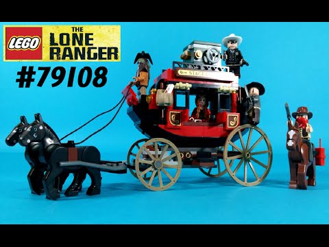 Vidéo LEGO The Lone Ranger 79108 : L'évasion en diligence