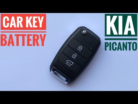 Kia Picanto key Fob Battery replacement How to change replace keyless batterie -자동차 열쇠 - 起亚汽车电池失灵