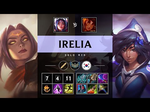 Irelia Mid vs Taliyah - KR Challenger Patch 25.21