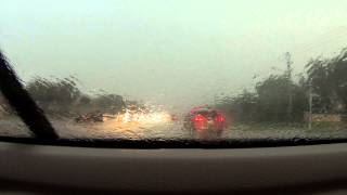 preview picture of video 'License Plate FTS1562 Driving in the rain Southwest Ranches, FL'