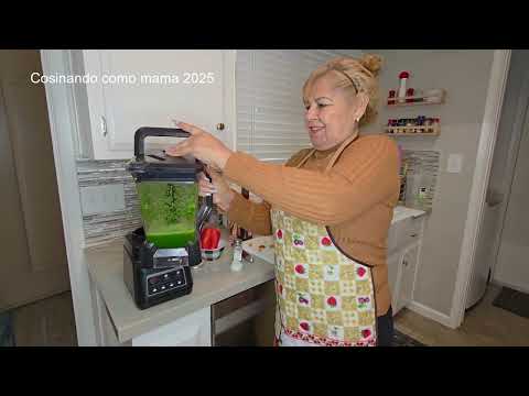 Preparando un rico Seco de pollo recipe